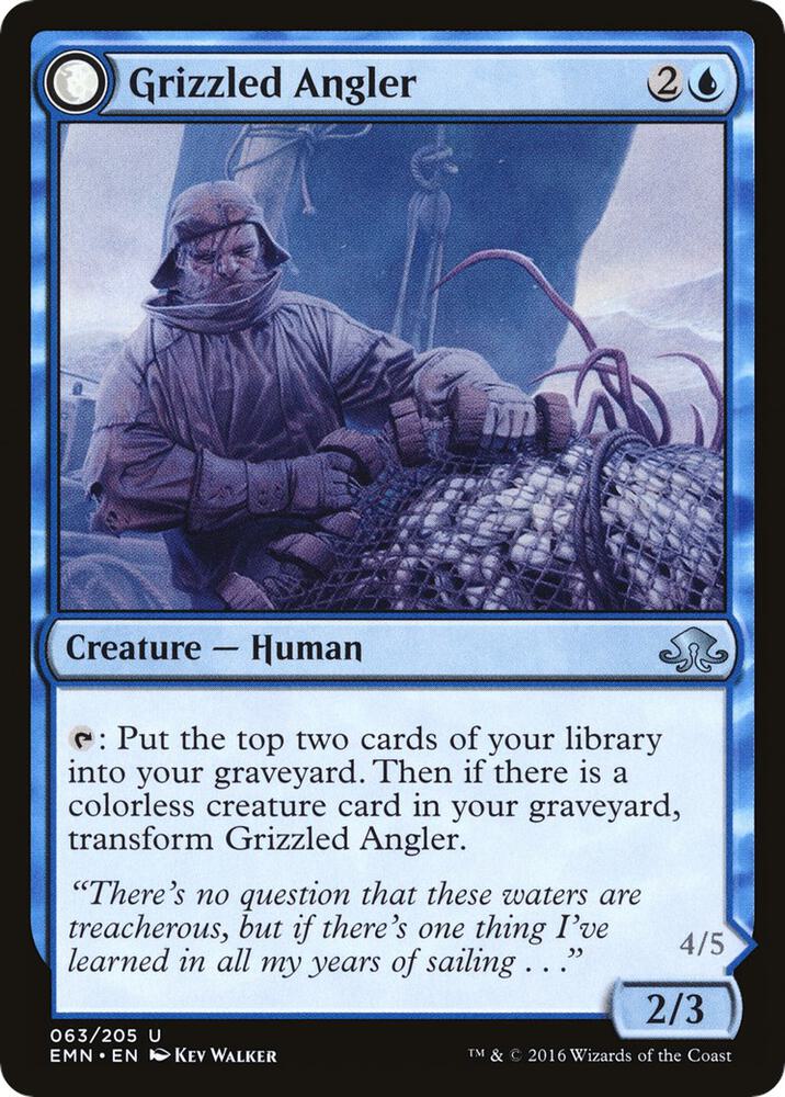 Grizzled Angler (63) [Eldritch Moon]