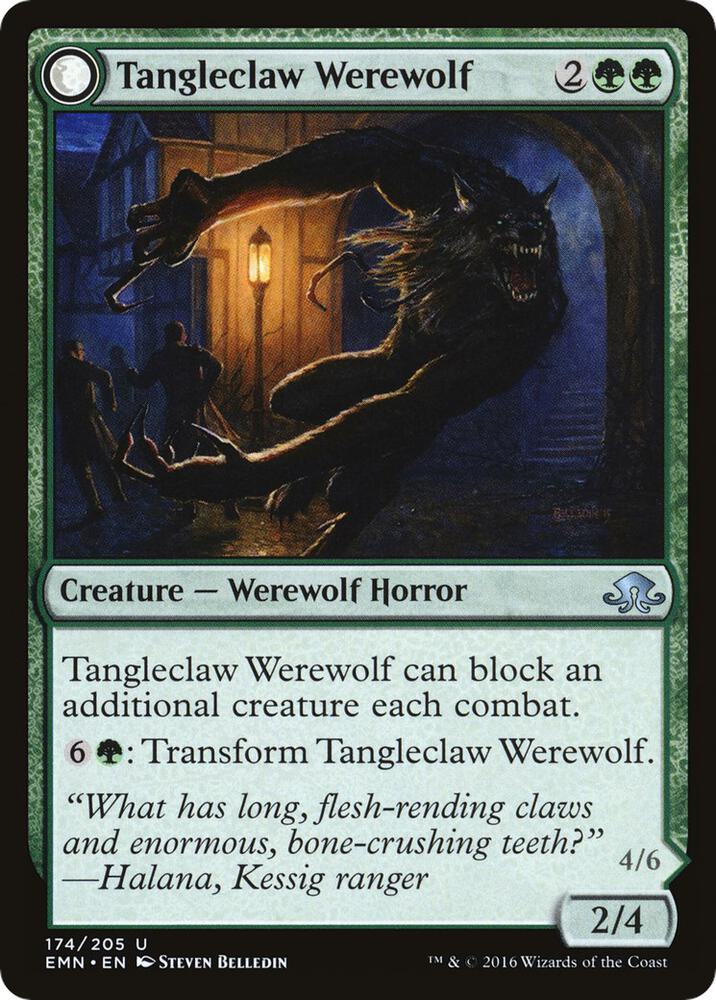 Tangleclaw Werewolf (174) [Eldritch Moon]