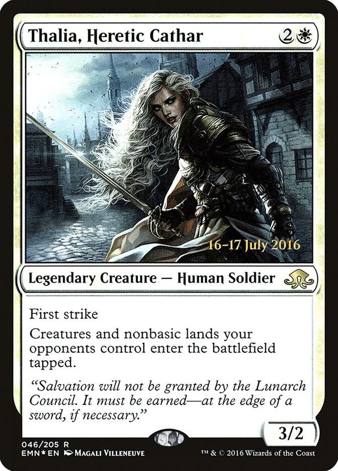Thalia, Heretic Cathar (46) [Prerelease Cards]