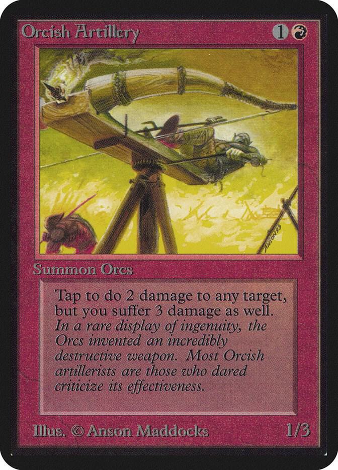 Orcish Artillery (165) [Limited Edition Alpha]