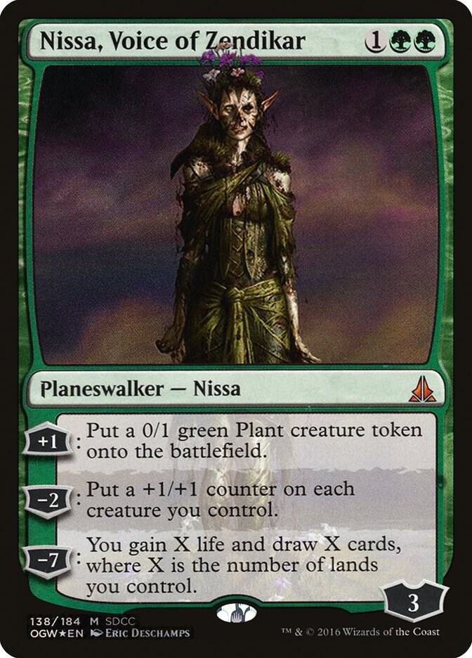 Nissa, Voice of Zendikar (SDCC 2016 Exclusive) (138) [Media Promos]