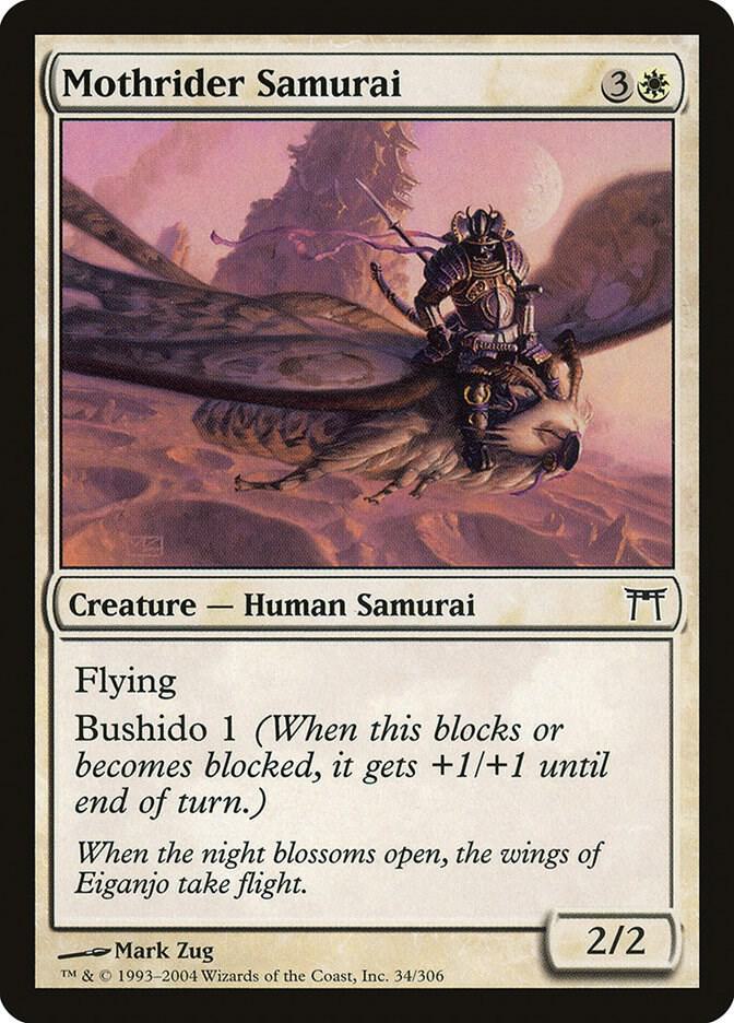 Mothrider Samurai (34) [Champions of Kamigawa]