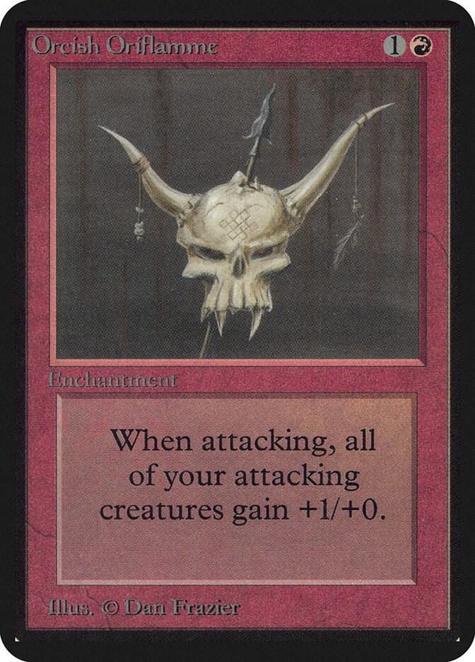 Orcish Oriflamme (166) [Limited Edition Alpha]