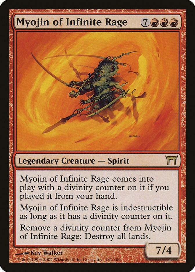 Myojin of Infinite Rage (181) [Champions of Kamigawa]