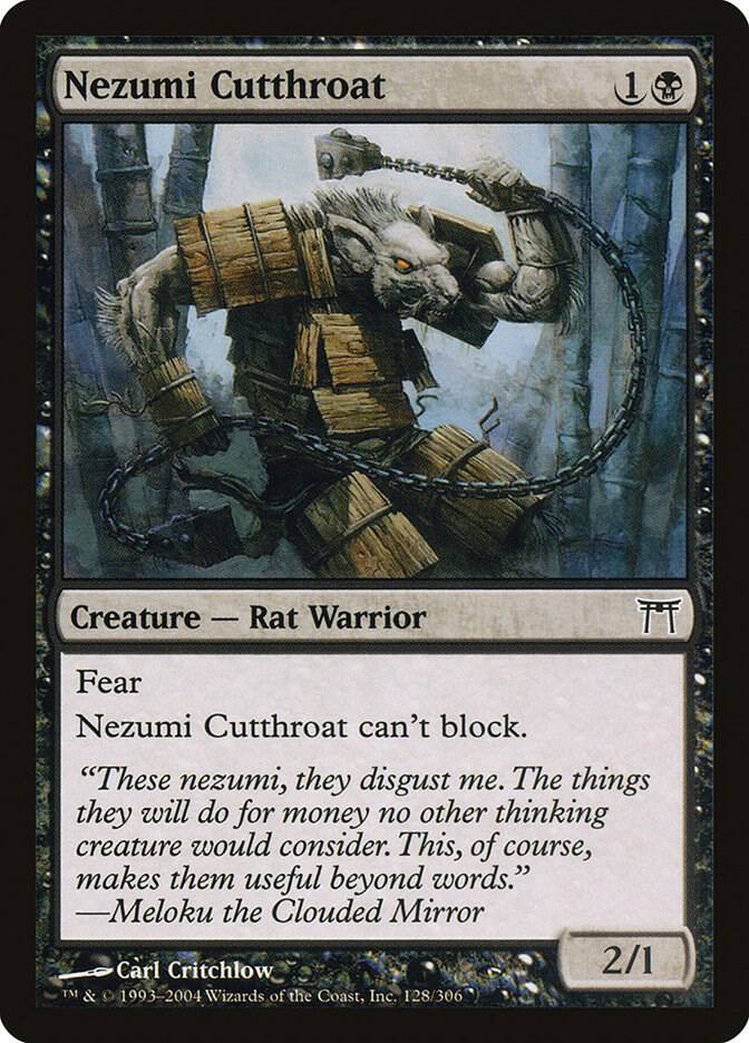 Nezumi Cutthroat (128) [Champions of Kamigawa]