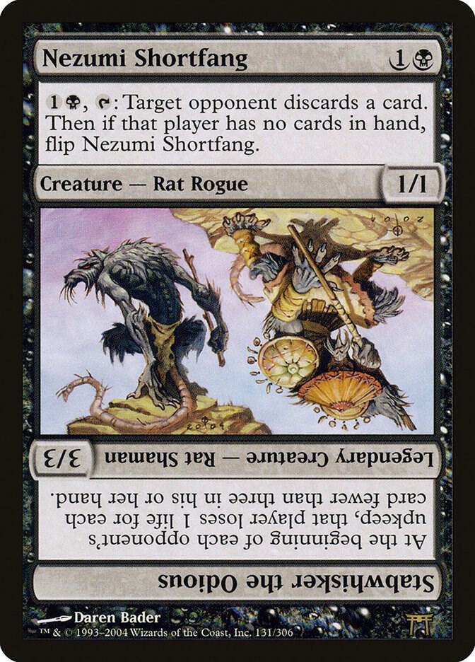 Nezumi Shortfang // Stabwhisker the Odious (131) [Champions of Kamigawa]