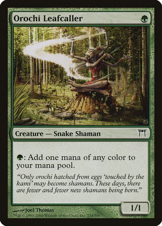 Orochi Leafcaller (234) [Champions of Kamigawa]