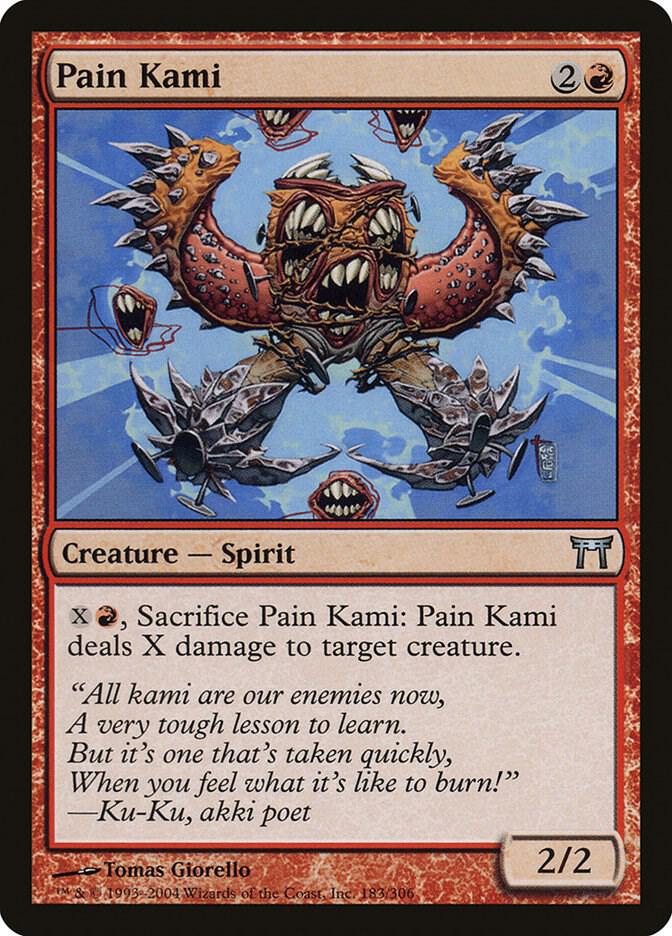 Pain Kami (183) [Champions of Kamigawa]