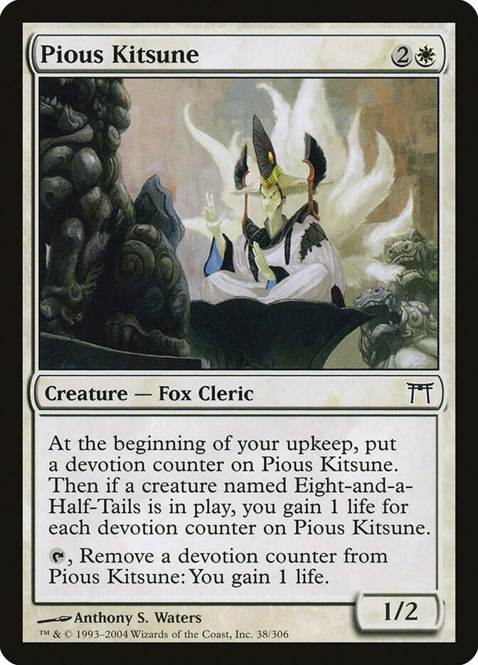 Pious Kitsune (38) [Champions of Kamigawa]