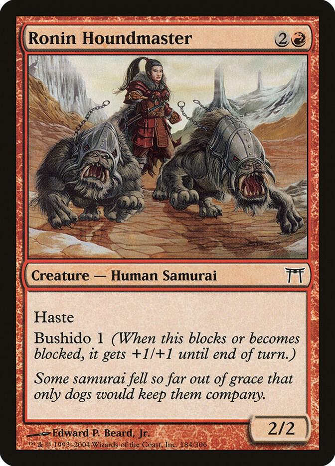 Ronin Houndmaster (184) [Champions of Kamigawa]