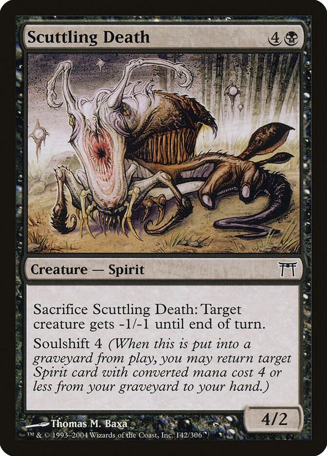 Scuttling Death (142) [Champions of Kamigawa]