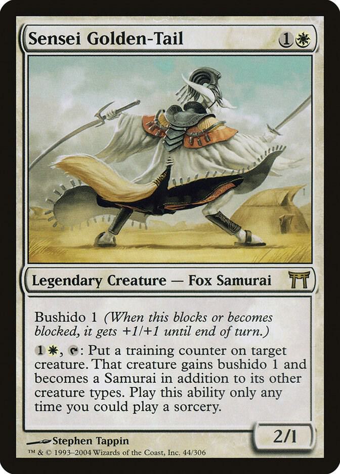Sensei Golden-Tail (44) [Champions of Kamigawa]
