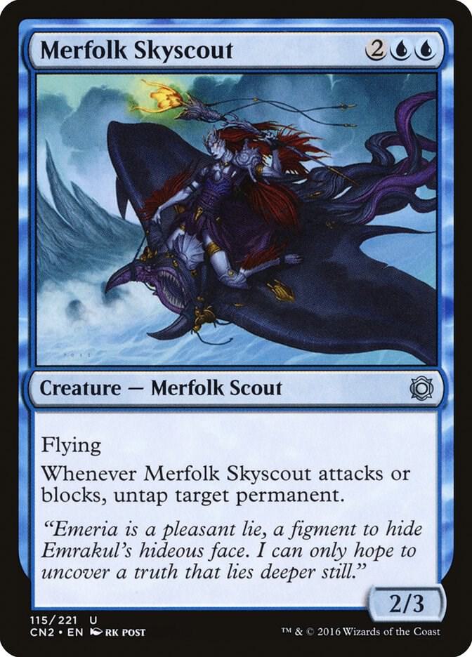 Merfolk Skyscout (115) [Conspiracy: Take the Crown]