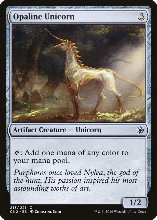 Opaline Unicorn (213) [Conspiracy: Take the Crown]