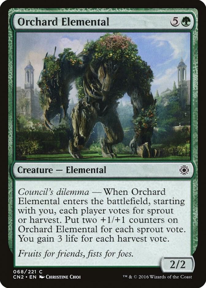 Orchard Elemental (68) [Conspiracy: Take the Crown]