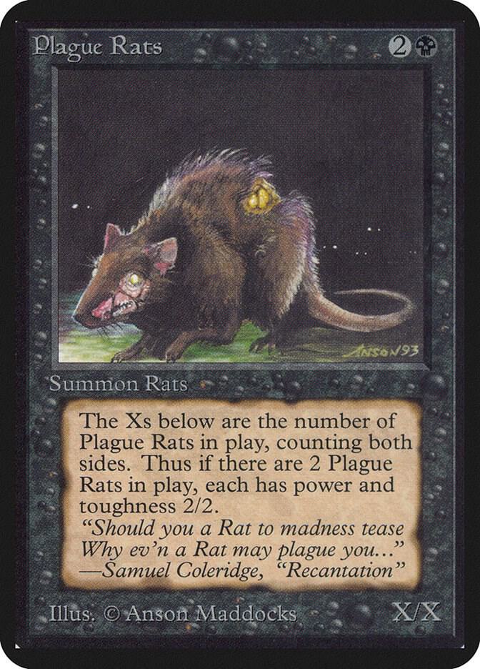 Plague Rats (121) [Limited Edition Alpha]