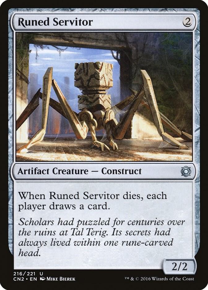 Runed Servitor (216) [Conspiracy: Take the Crown]