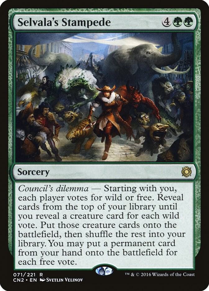 Selvala's Stampede (71) [Conspiracy: Take the Crown]
