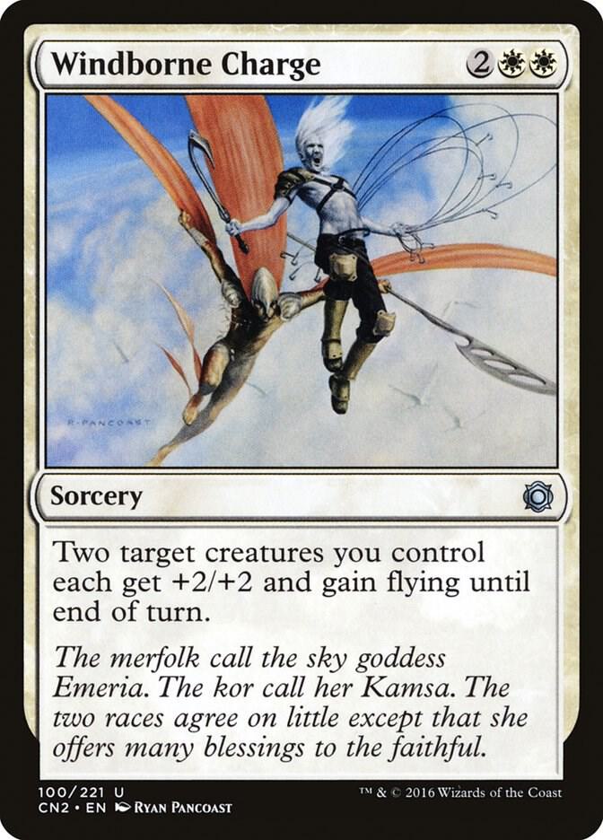 Windborne Charge (100) [Conspiracy: Take the Crown]