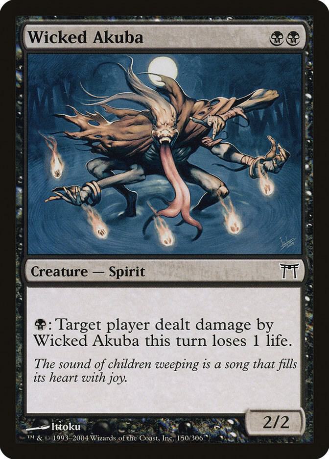 Wicked Akuba (150) [Champions of Kamigawa]