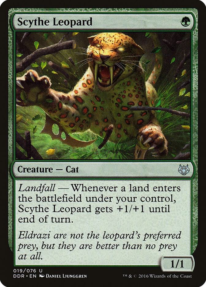Scythe Leopard (19) [Duel Decks: Nissa vs. Ob Nixilis]