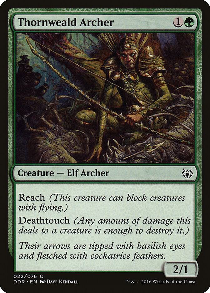 Thornweald Archer (22) [Duel Decks: Nissa vs. Ob Nixilis]