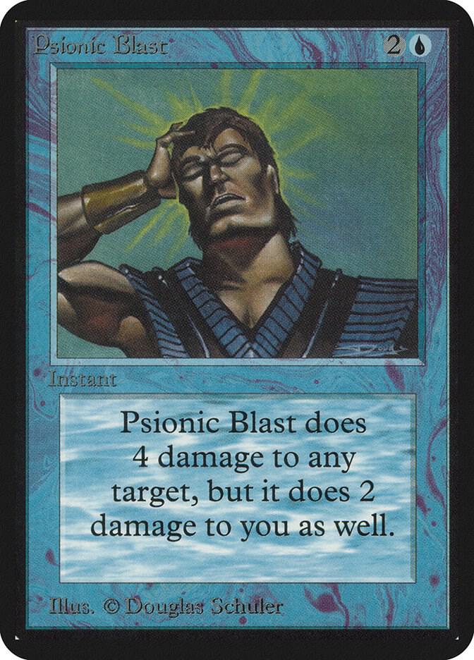 Psionic Blast (74) [Limited Edition Alpha]
