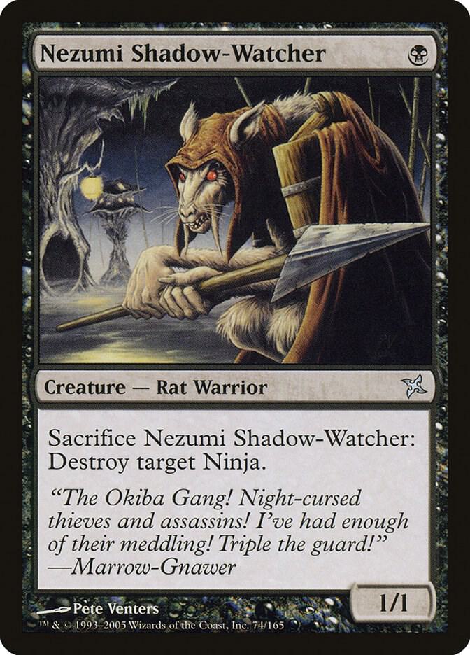 Nezumi Shadow-Watcher (74) [Betrayers of Kamigawa]