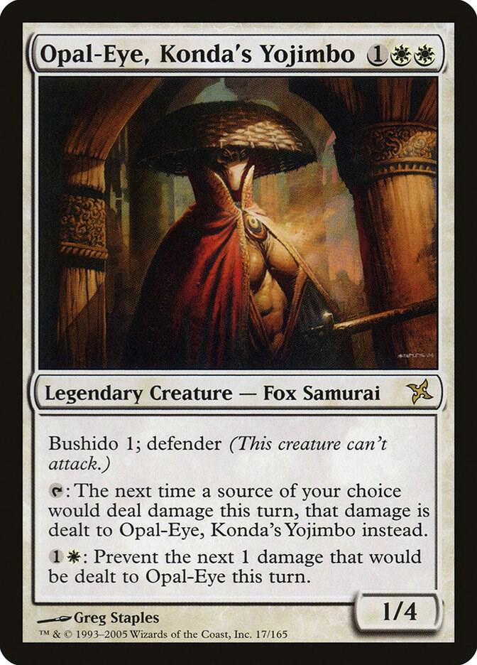Opal-Eye, Konda's Yojimbo (17) [Betrayers of Kamigawa]