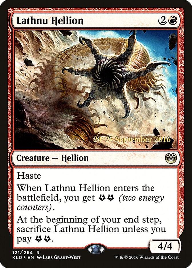 Lathnu Hellion (121) [Prerelease Cards]