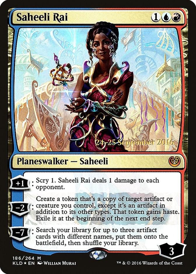 Saheeli Rai (186) [Prerelease Cards]