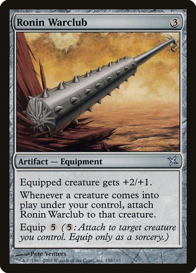 Ronin Warclub (158) [Betrayers of Kamigawa]
