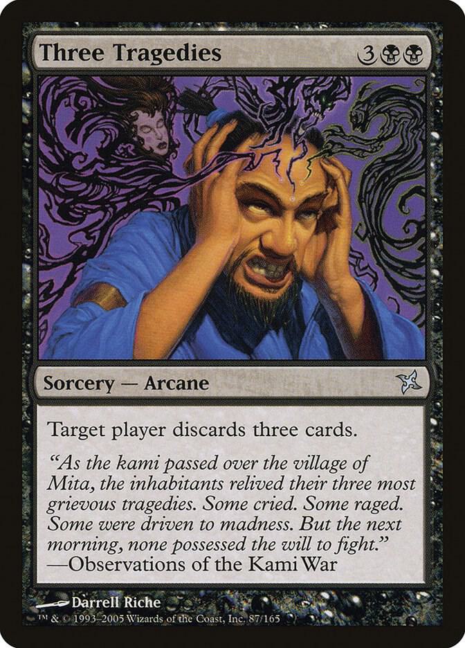 Three Tragedies (87) [Betrayers of Kamigawa]