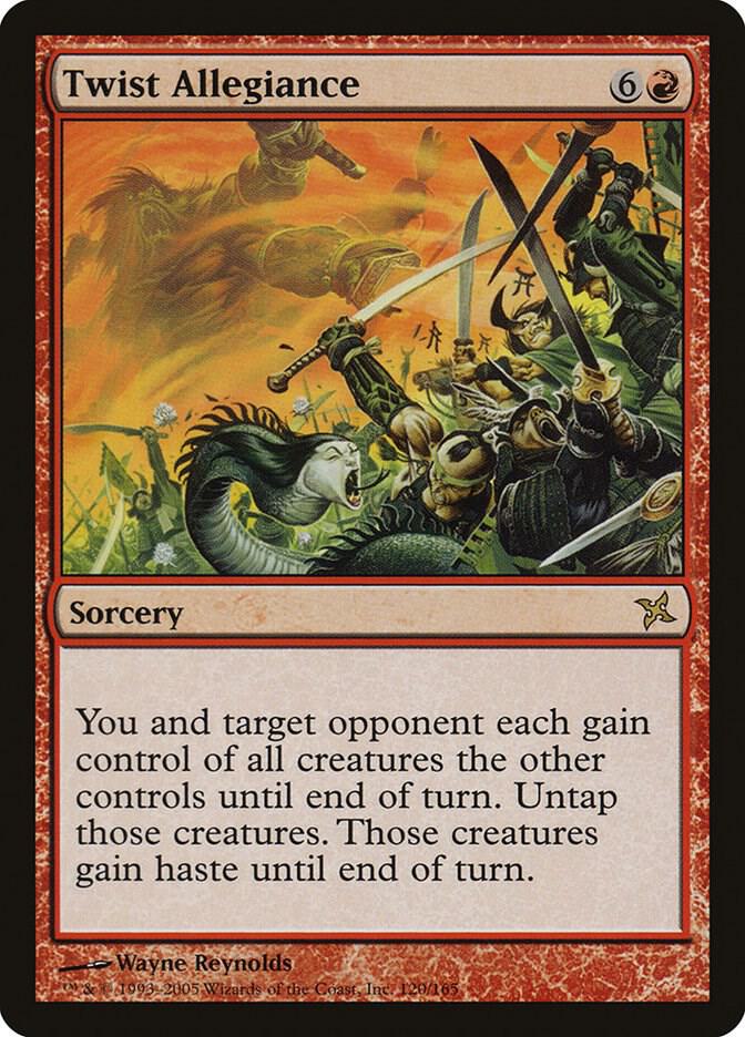 Twist Allegiance (120) [Betrayers of Kamigawa]