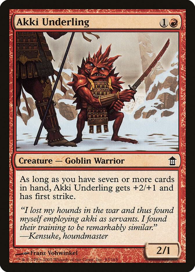 Akki Underling (93) [Saviors of Kamigawa]