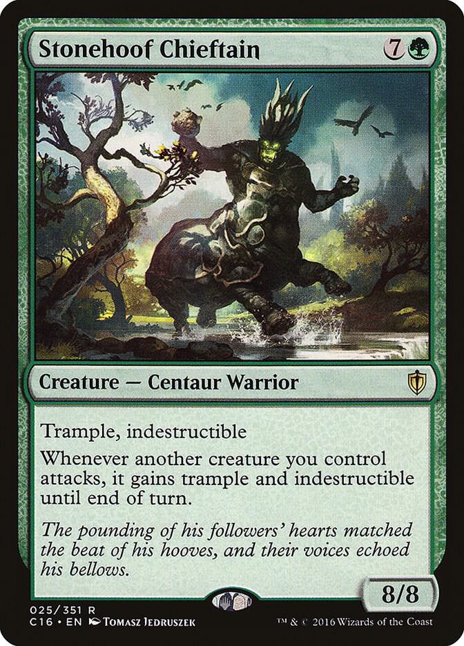 Stonehoof Chieftain (25) [Commander 2016]