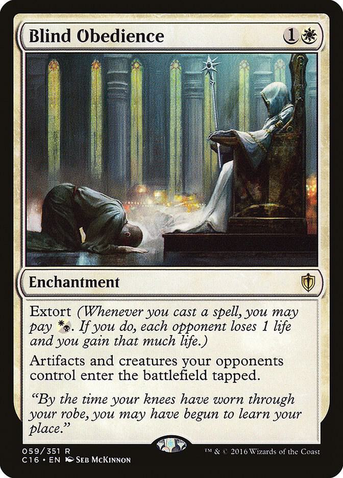 Blind Obedience (59) [Commander 2016]