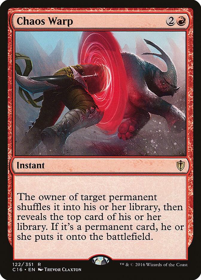 Chaos Warp (122) [Commander 2016]