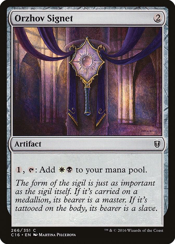 Orzhov Signet (266) [Commander 2016]