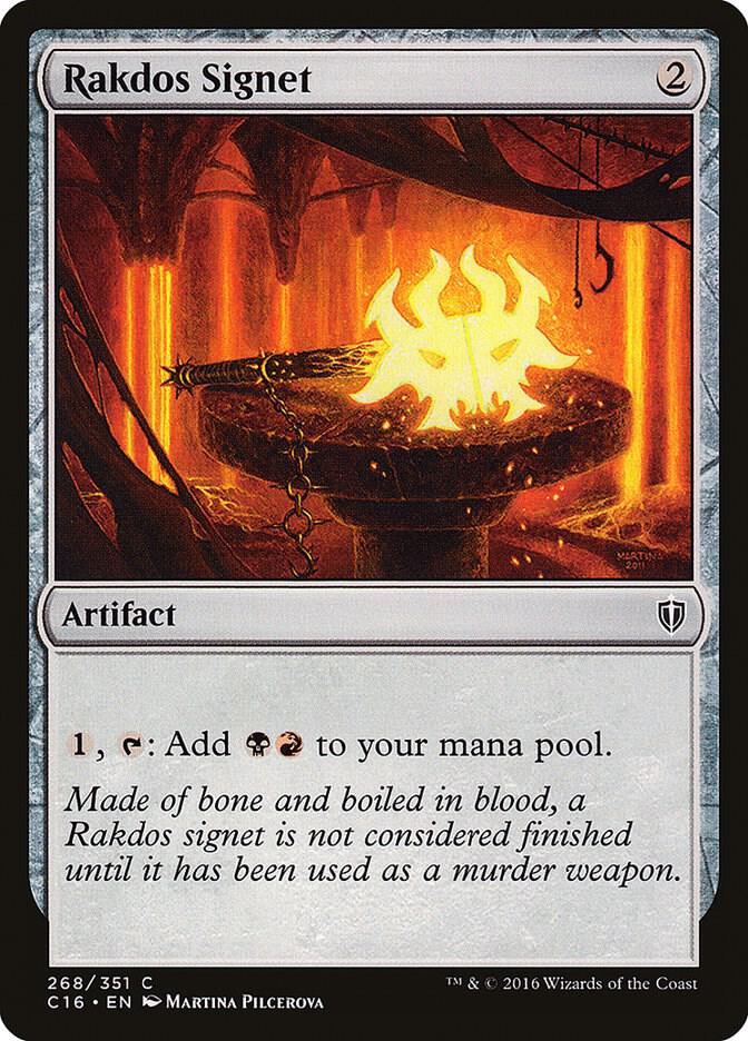 Rakdos Signet (268) [Commander 2016]