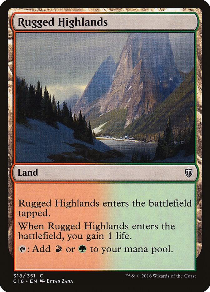 Rugged Highlands (318) [Commander 2016]