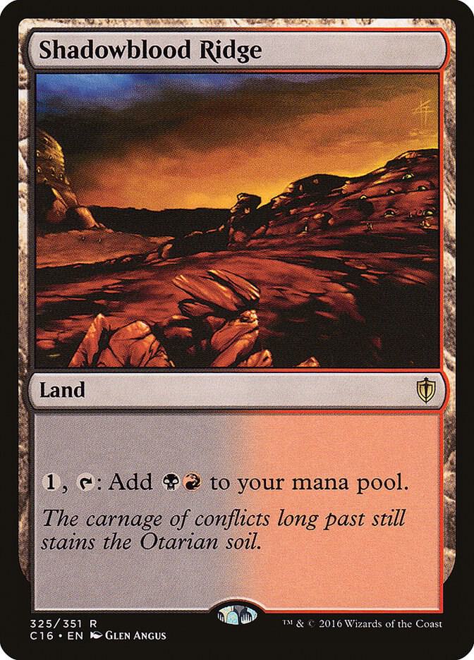 Shadowblood Ridge (325) [Commander 2016]
