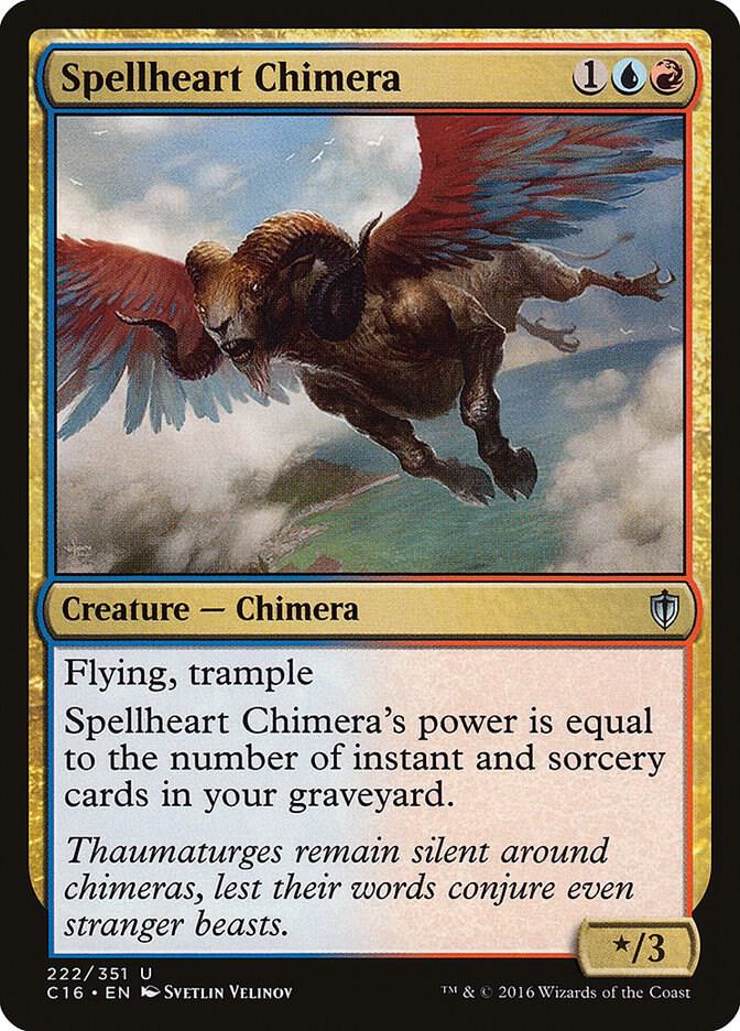 Spellheart Chimera (222) [Commander 2016]