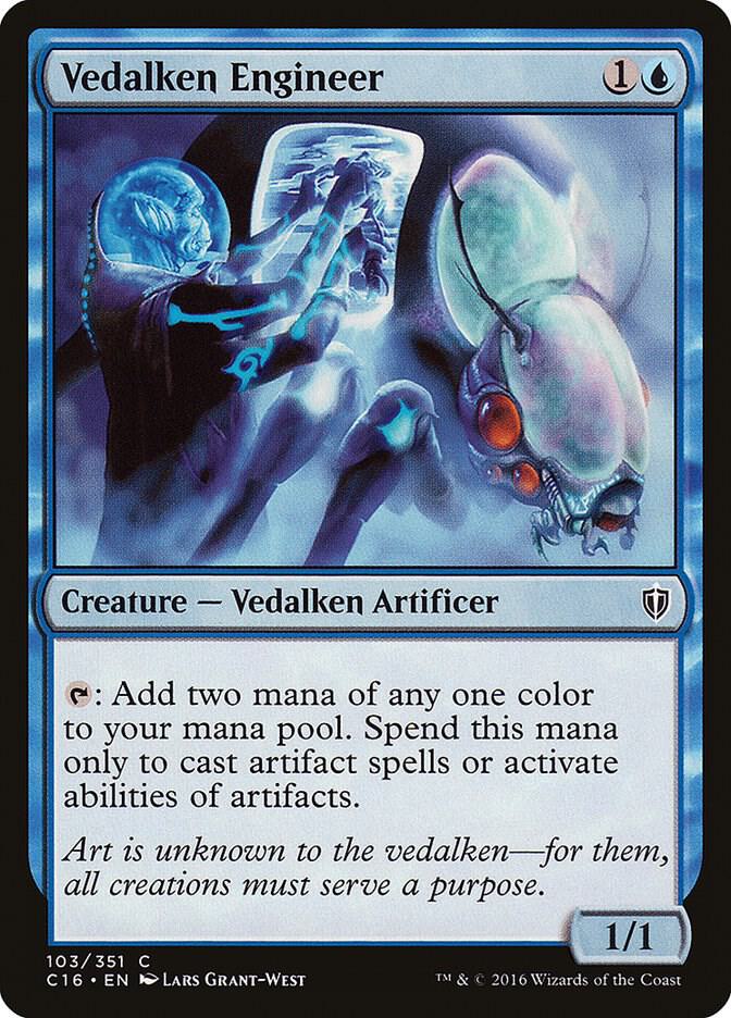 Vedalken Engineer (103) [Commander 2016]