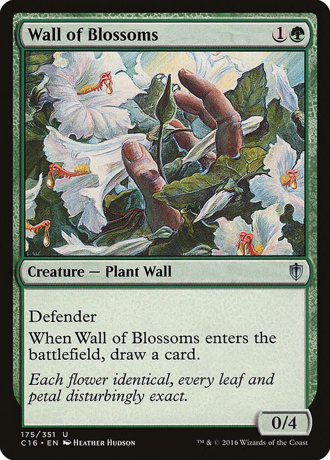 Wall of Blossoms (175) [Commander 2016]