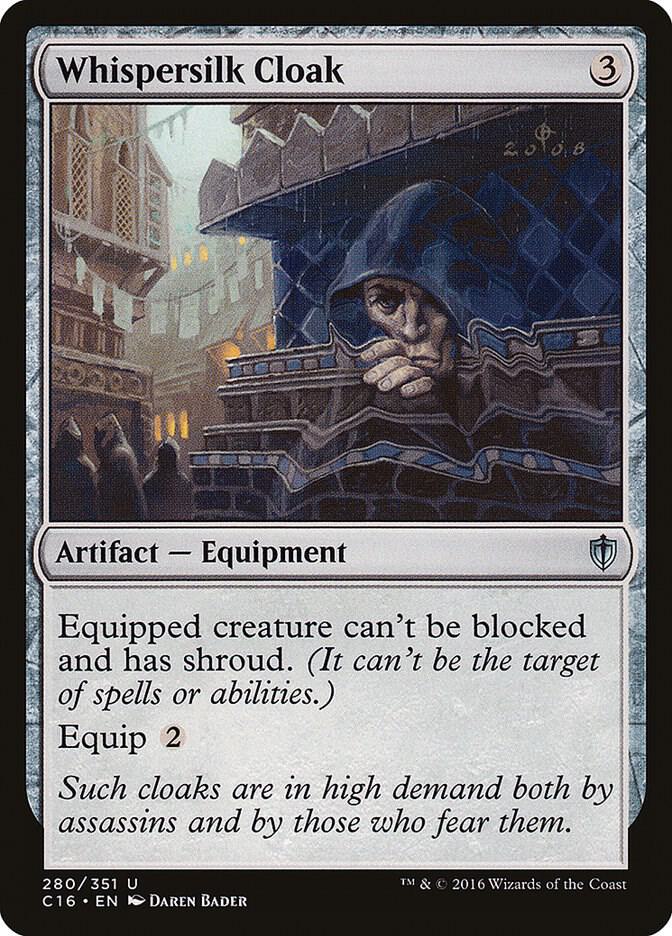 Whispersilk Cloak (280) [Commander 2016]
