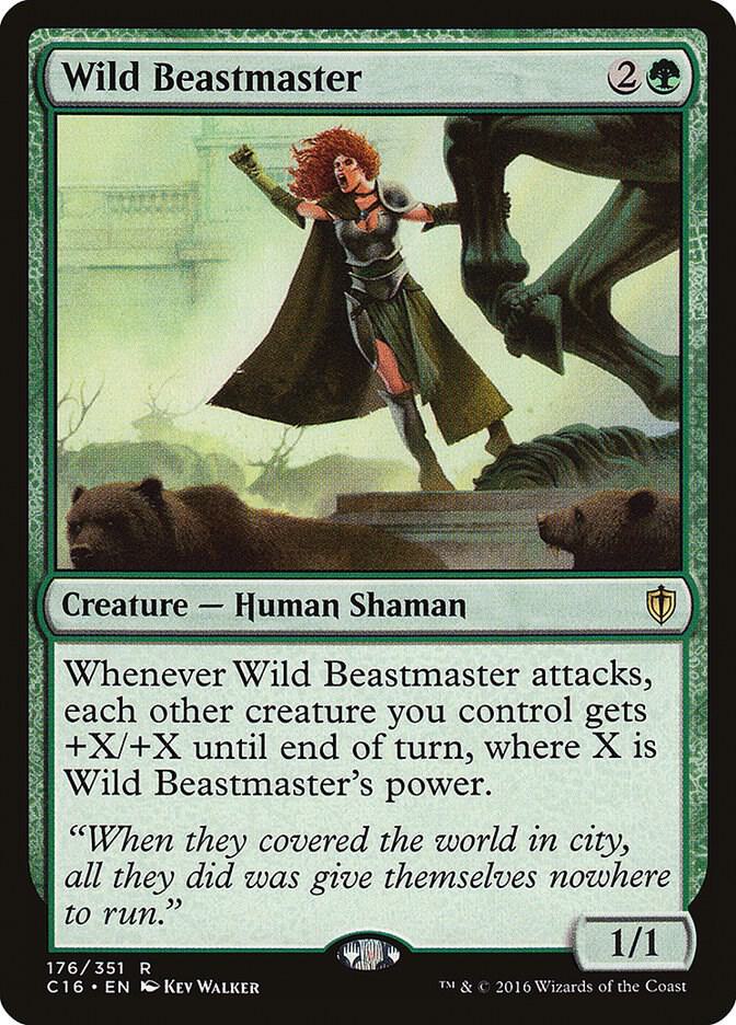 Wild Beastmaster (176) [Commander 2016]