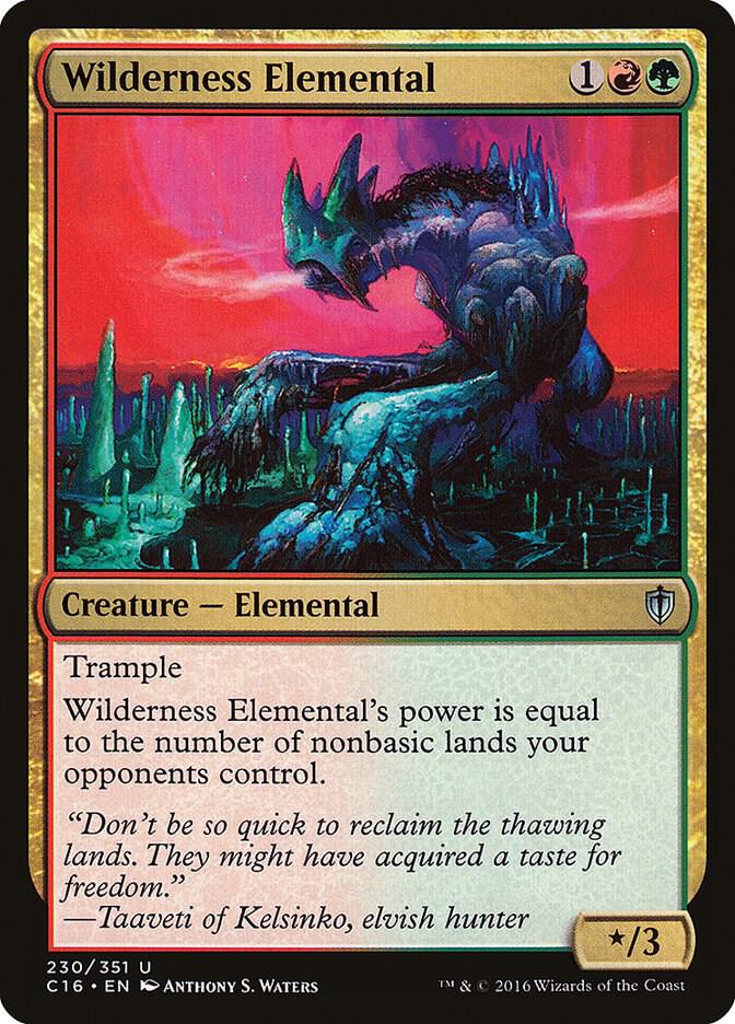 Wilderness Elemental (230) [Commander 2016]