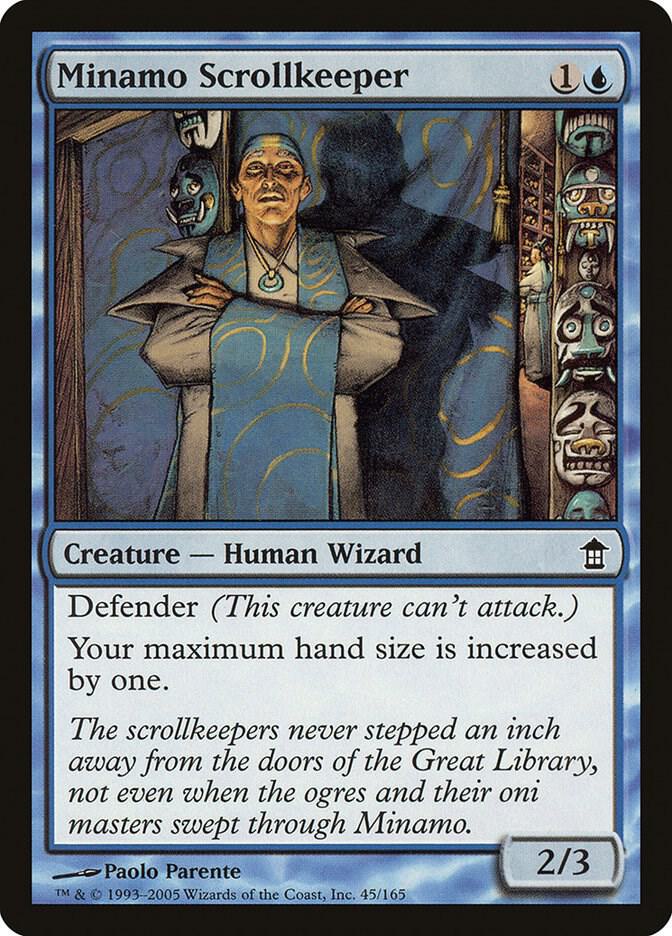 Minamo Scrollkeeper (45) [Saviors of Kamigawa]