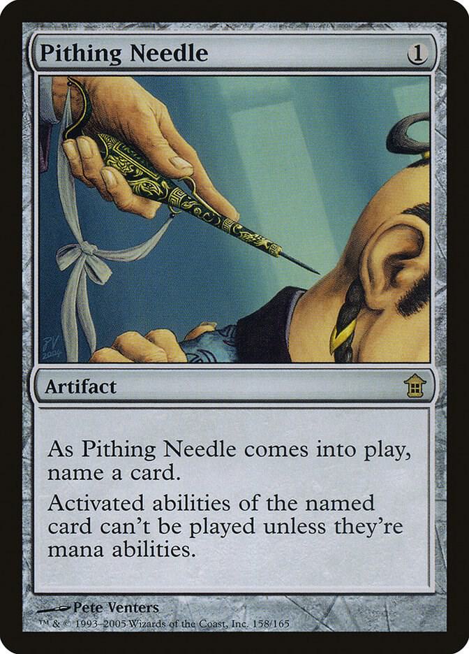 Pithing Needle (158) [Saviors of Kamigawa]